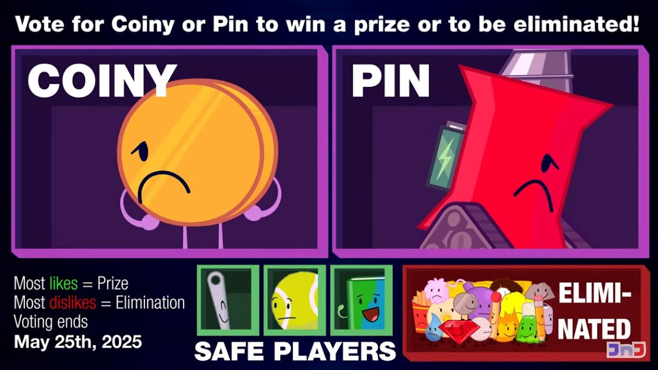 BFDIA 20, Coiny And Pin Argument With Captions