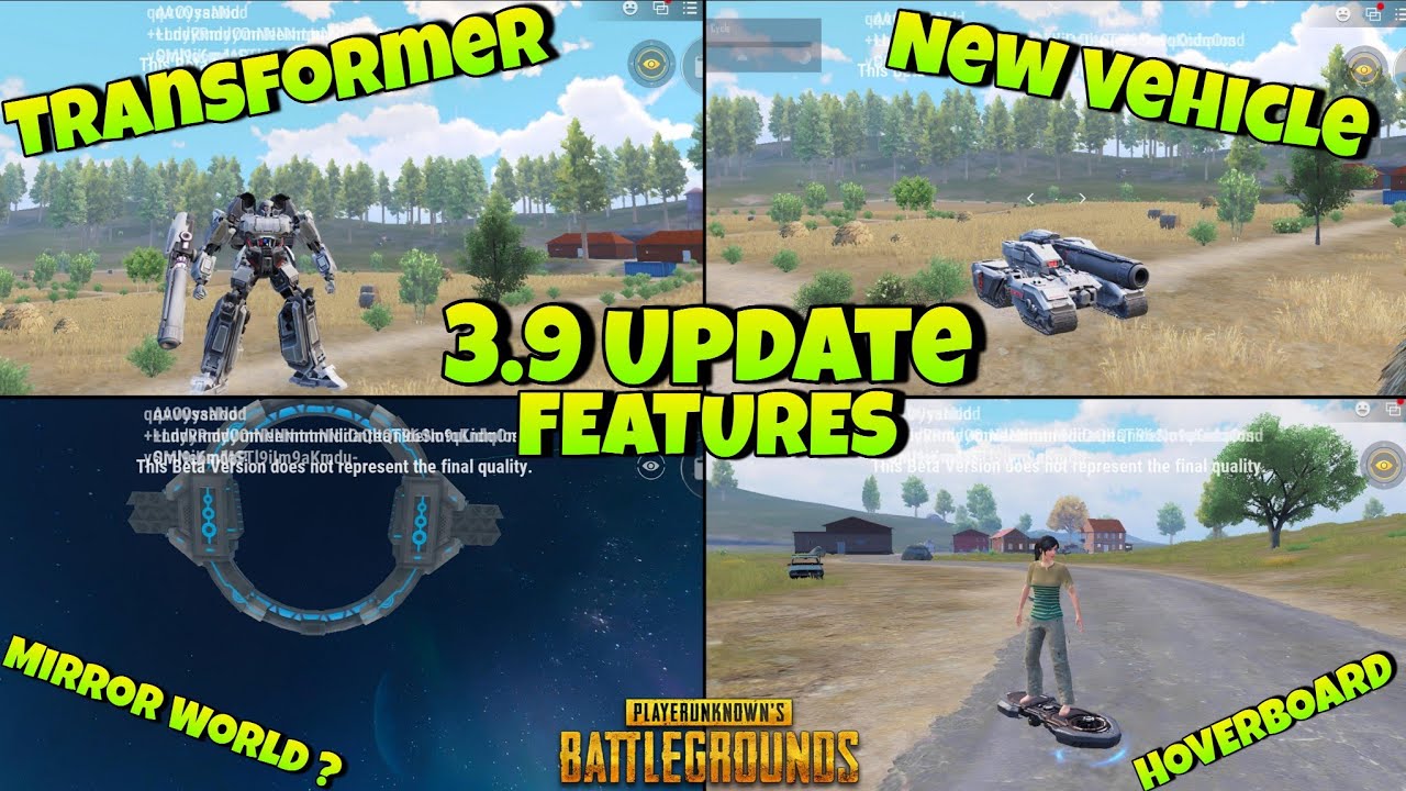 Bgmi/PUBG 3.9 TRANSFORMER Update Is Here 😃 New Recall , Neon Town | Tips & Tricks