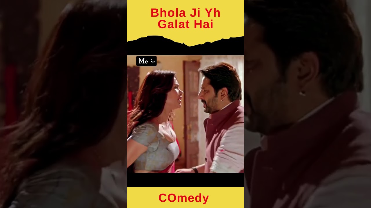Bhola g Nahi ye galat hai funny comedy video #shorts #Arshadwarsi #comdey #viralshorts #trending