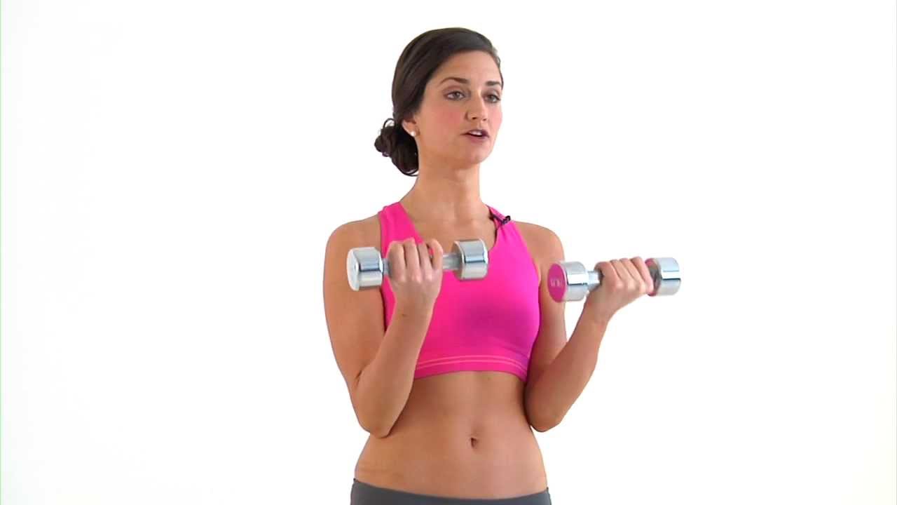 Biceps Curl - Sleek Sexy Arms Workout Video - Women's Health
