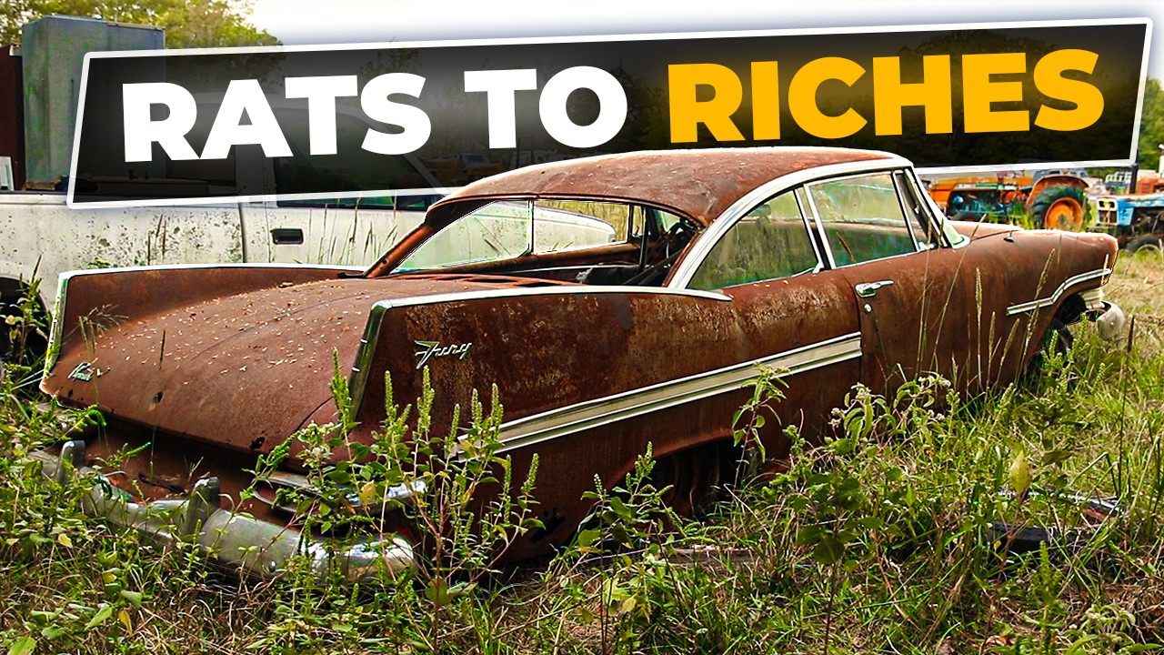 BIDDING WARS: Finding Hidden Gems Amongst Rat Infested Vehicle Auction | Turnin Rust