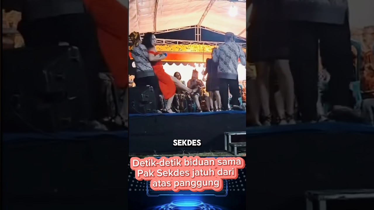 BIDUAN JATUH DI ATAS PANGGUNG❓ #trending #biduan #shorts