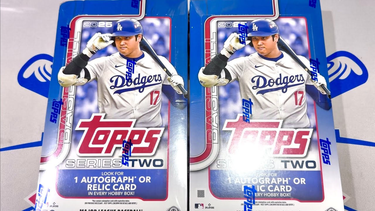 BIG 1:3,000 AUTO!  NEW RELEASE!  2025 TOPPS SERIES 2 HOBBY BOXES!