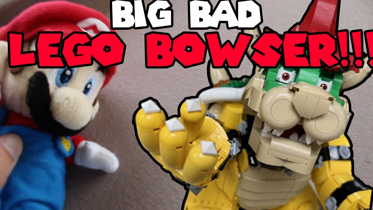 Big Bad LEGO Bowser!!! | Super Plush Mario | LuigiFan00001
