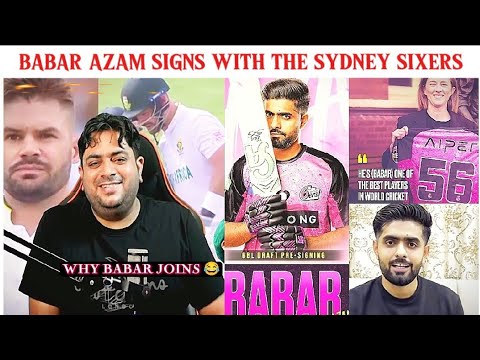 BIG BASH LEAGUE SIGNED BABAR AZAM 🥱 | AB CRICINFO REACTION 😂 | #abcricinfo #babarazam #foryou