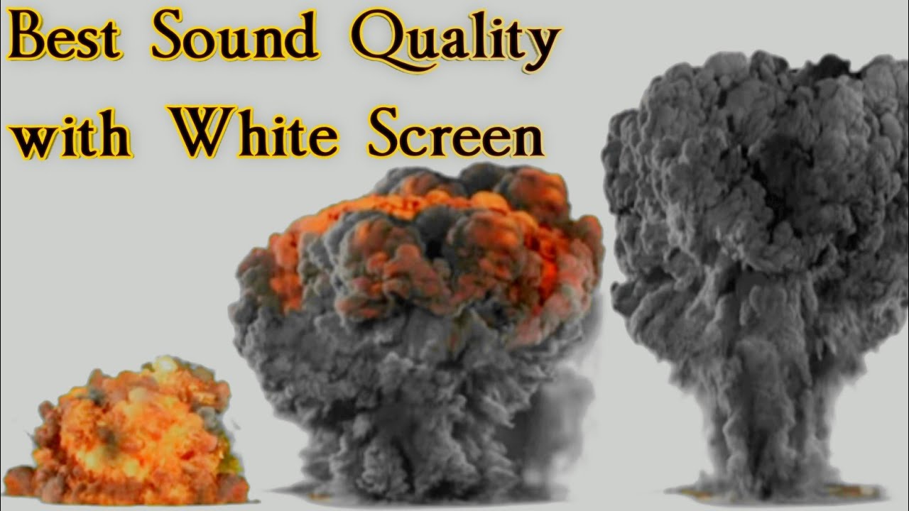 Big Bom Explosion effect in White Screen / Export /White Screen/ vfx Groups/ in kinemaster Tutorial