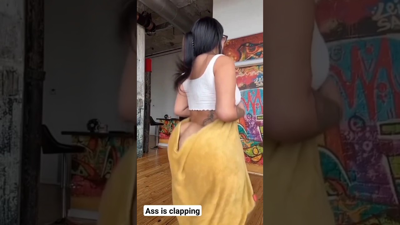 Big booty clapping, subscribe and like,watch