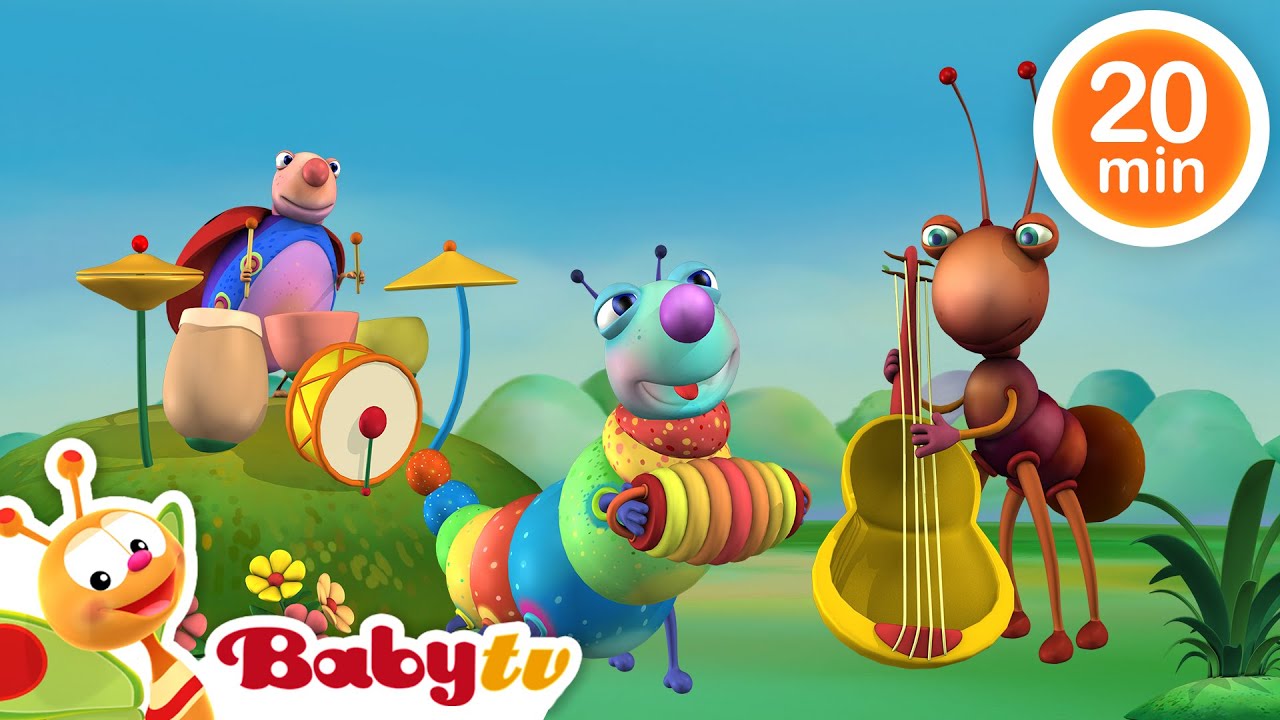 Big Bugs Band 🐛 🐜 A Musical Adventure From Around The World  | Music for Kids | Kids Songs @BabyTV ​