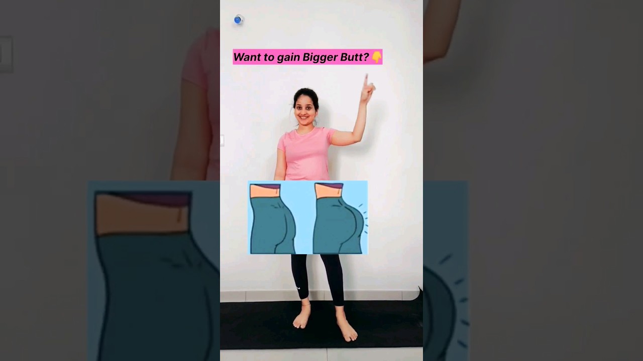 Big Butt Exercise #shorts #ytshorts #yoga #hipworkout #bigbutt