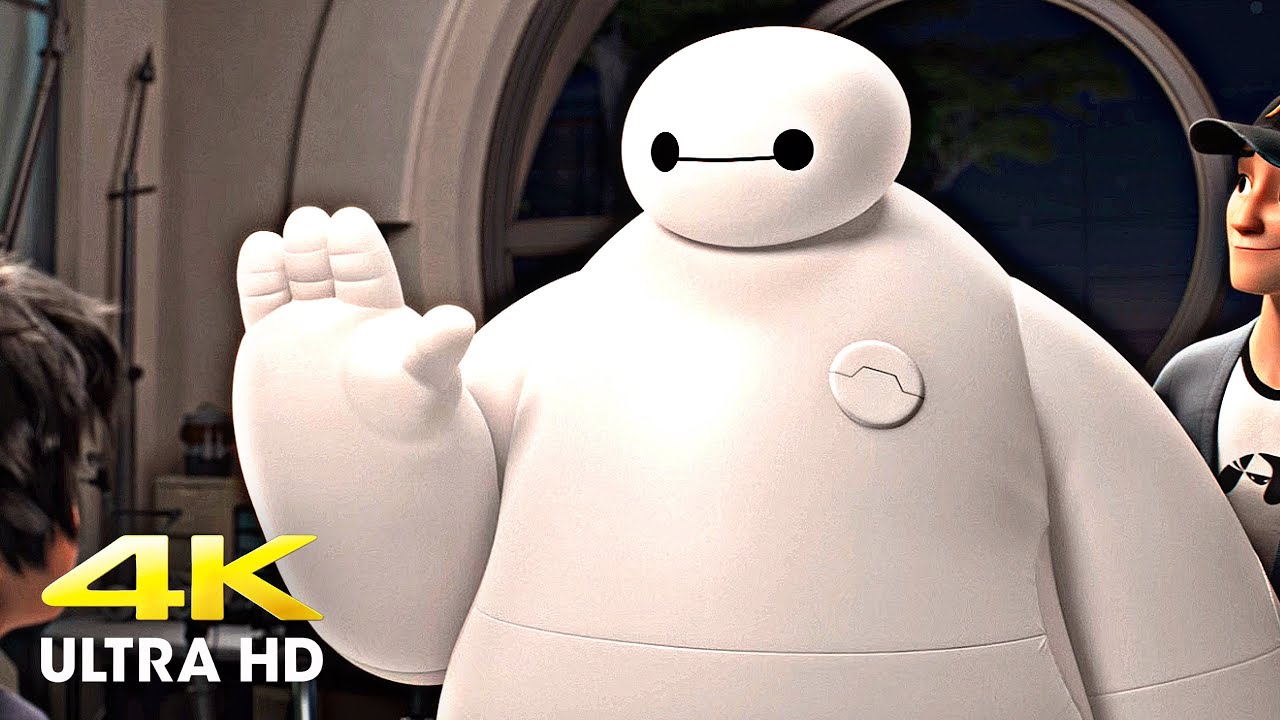 Big Hero 6 (2014) - Tadashi Introduces Baymax To Hiro Scene [4K UHD]
