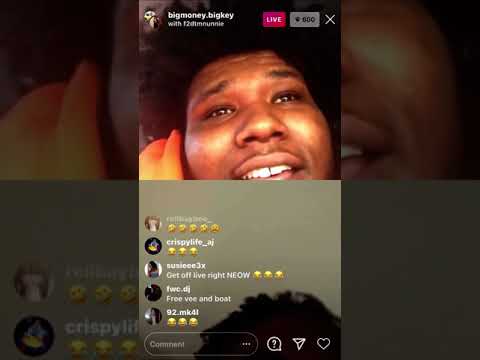 Big key arguing with opps on live