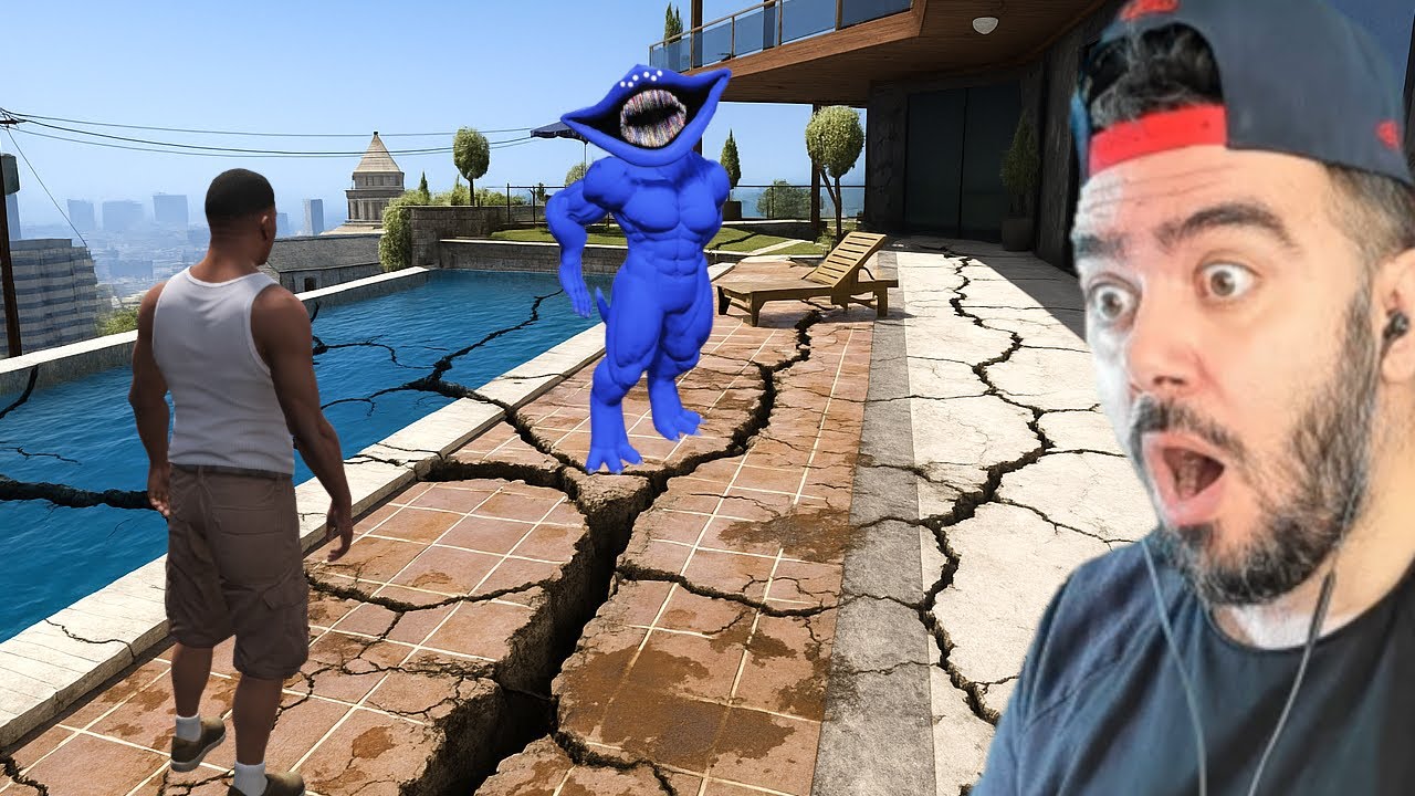 BIG MAJA MAN FRANKLININ HAVUZUNDAN ÇIKTI - GTA 5 MODS