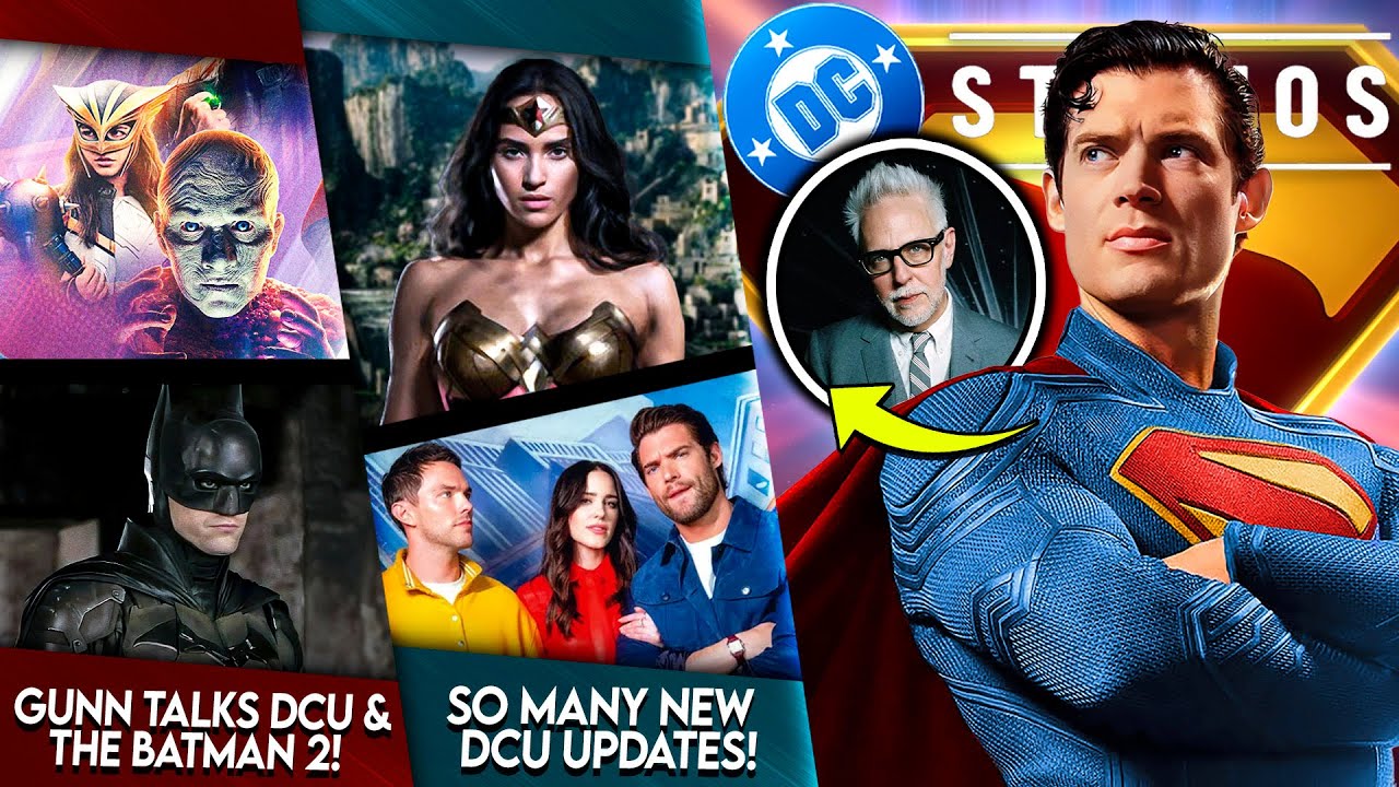 BIG NEWS!! Wonder Woman Movie, TONS of SUPERMAN Details, DCU's Future, The Batman 2 & MORE!