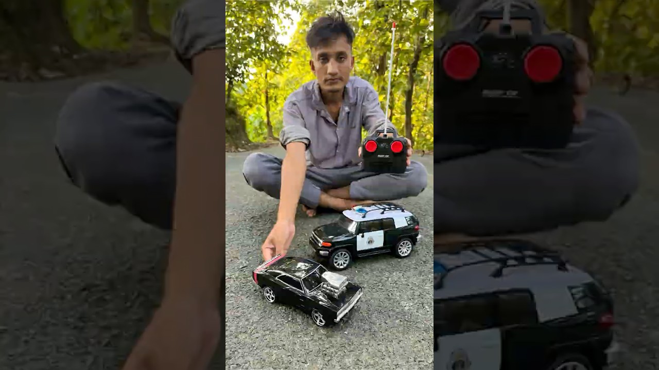 Big Police Car V/S Rc Super Car testing 🔥