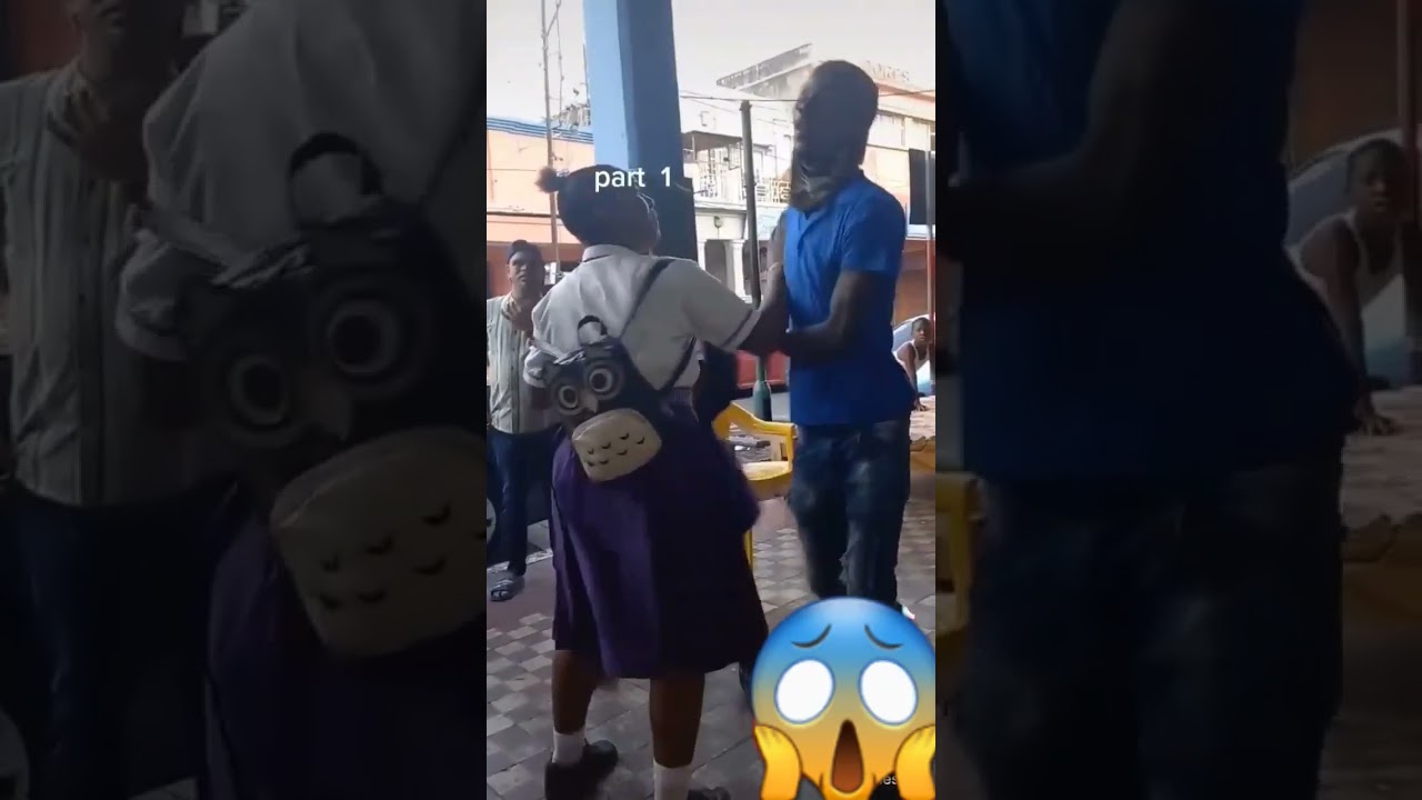 BIG WOMAN & SKOOLAZ A W@R In Town 😱😨 #skool #war #fight