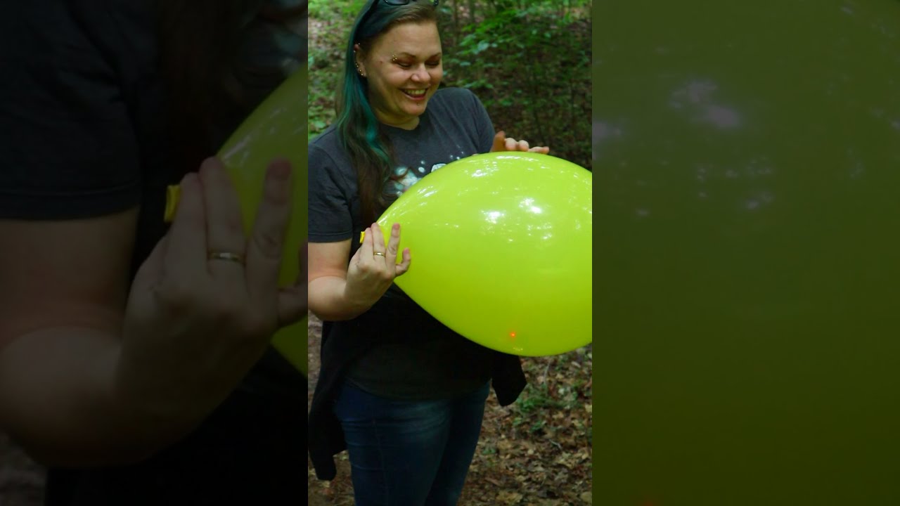 Big Yellow Balloon View From The Outside Filmed with Canon M50