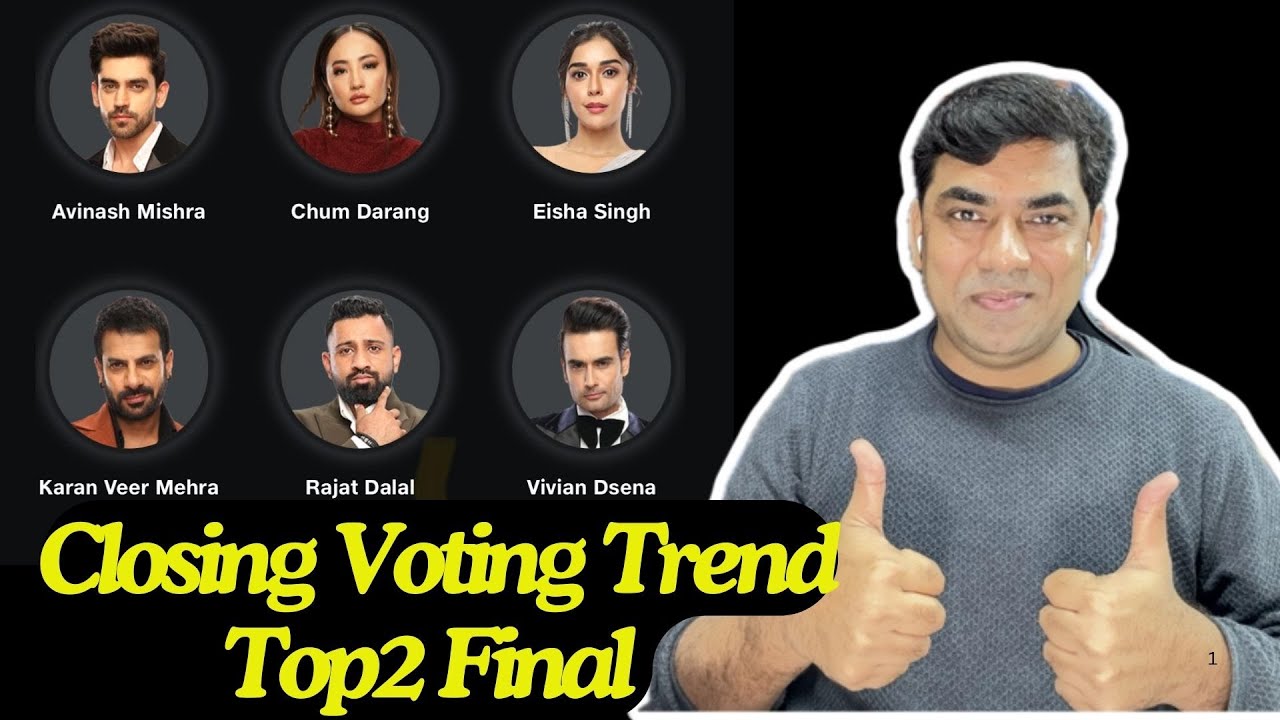 Bigg Boss 18 Closing Voting Trend: Rajat Dalal vs Vivian Dsena Grand Finale Top 2 Final!