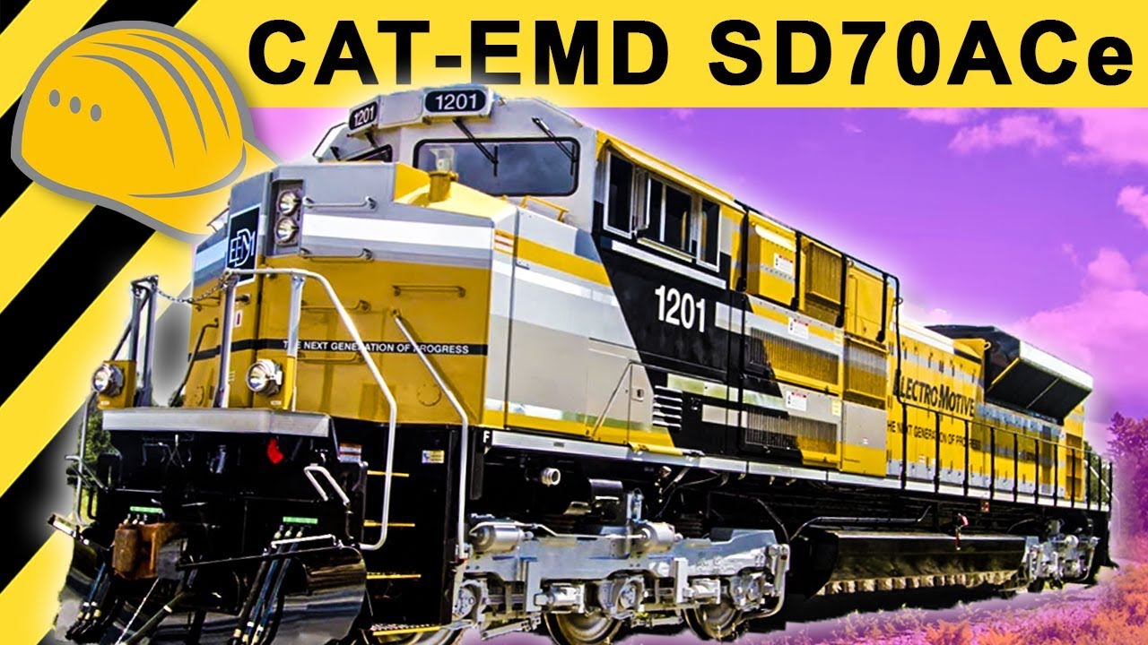 BIGGEST CAT Locomotive SD70ACe Inside & Walkaround | Caterpillar at MinExpo