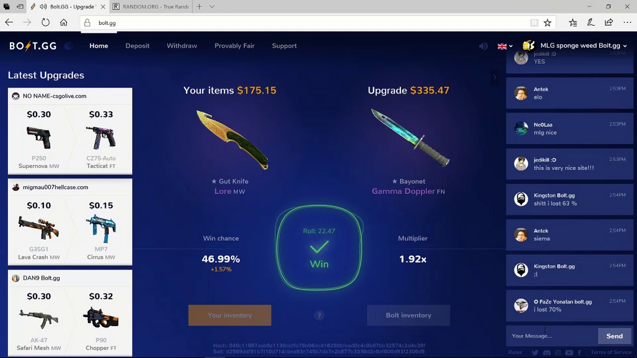 biggest profit on bolt.gg