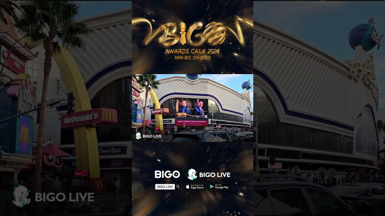BIGO Awards GALA2024 - BIGO is taking over Vegas! Have you found any of BIGO billboards?