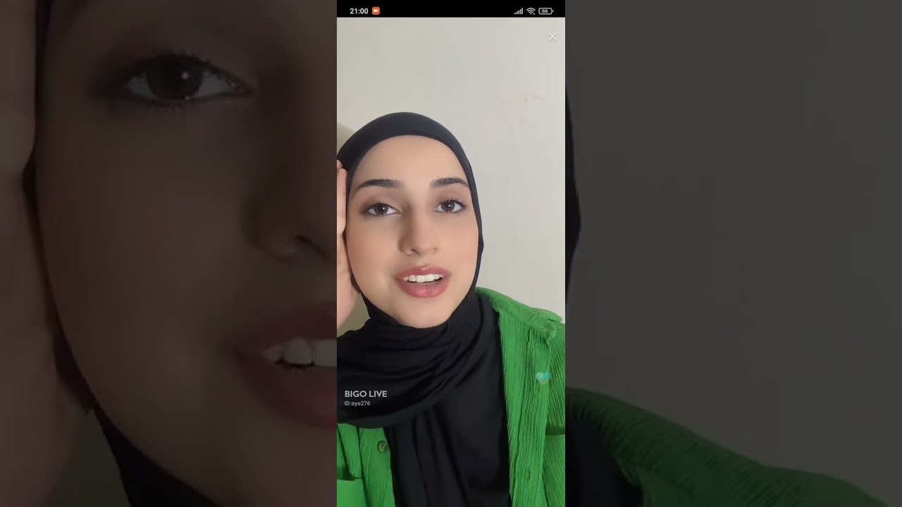 Bigo beautiful hijabi girl stream periscope live hijab