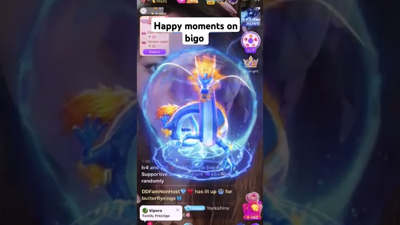 Bigo happy moments 🤗 #calmdown #love #bigo #gifts #reaction