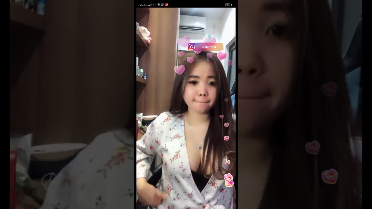 Bigo hot Clarenziaa buka bukaan hot putih mulus
