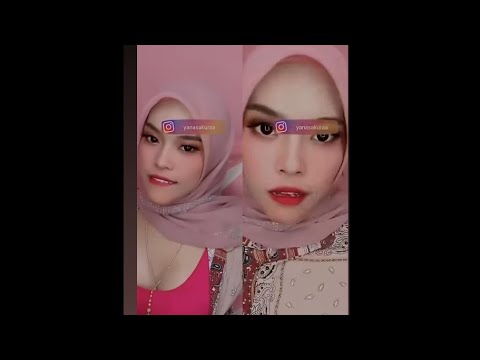 bigo jilbab yana sakura buka baju pamer semua