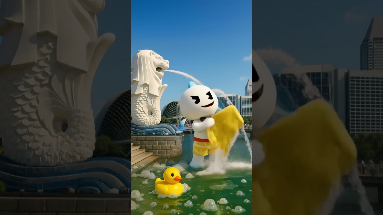 BIGO LIVE - The Merlion is open today, BIGO DINO is launching a limited-edition spa!🧼💦