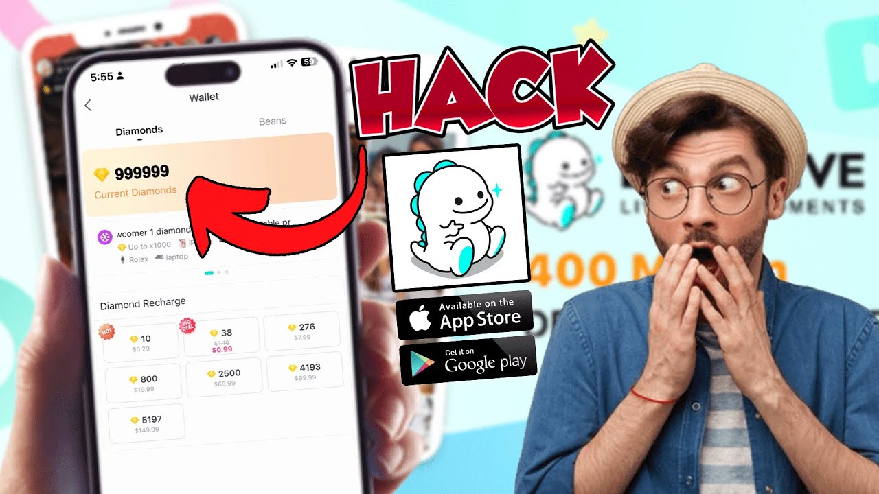 Bigo Live App Hack - How To GET FREE Diamonds Bigo Live in Android.IOS (Full Tutorial)