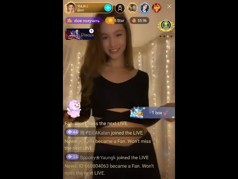 bigo live chat with cute russian live broadcaster