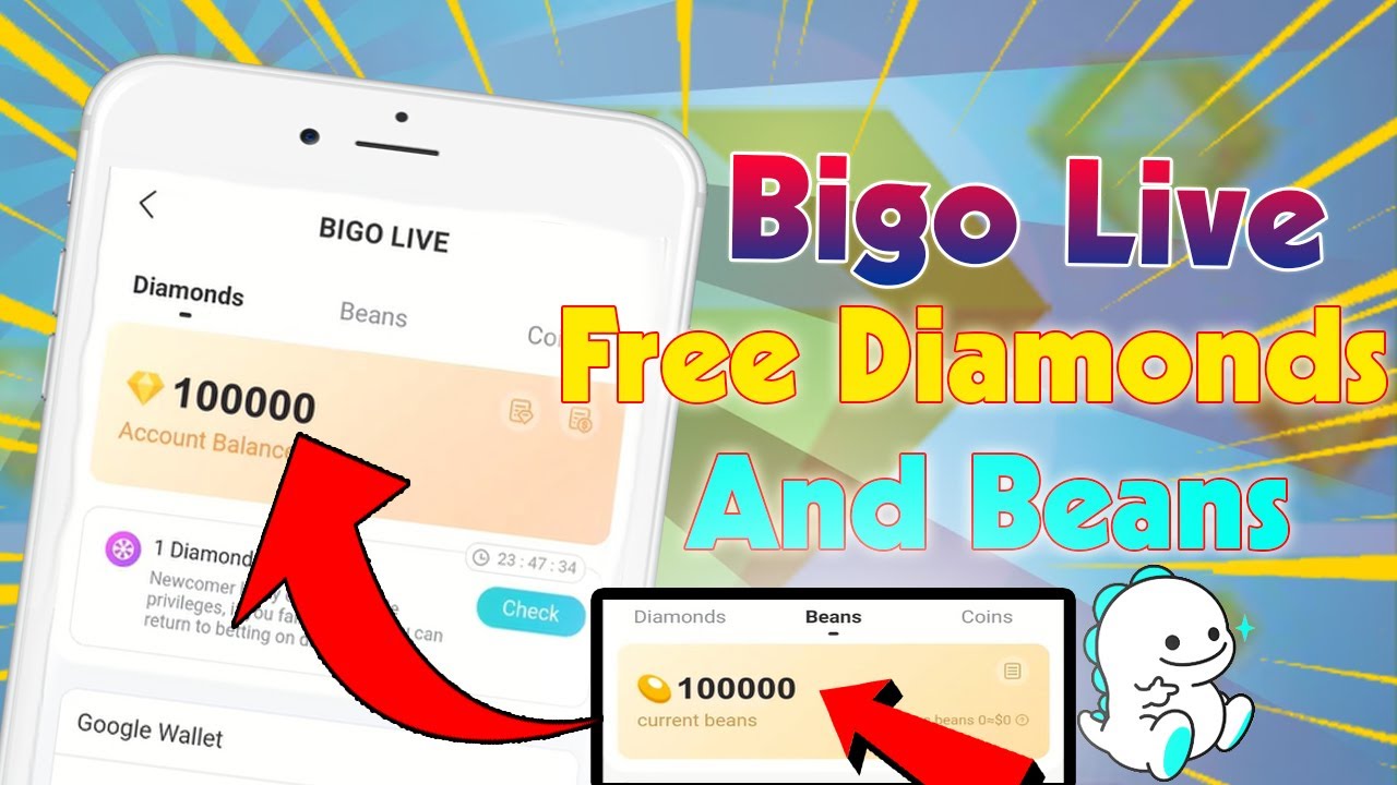 Bigo Live Free Diamonds and Beans ✅ How To Get Bigo Live Diamonds Free ✅ (iOS/Android)