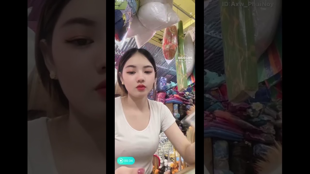 Bigo Live Girl #103 - Lao Girl Works in the Market