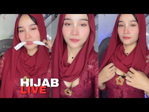 BIGO LIVE HIJAB BARBAR KEBAYA MERAH