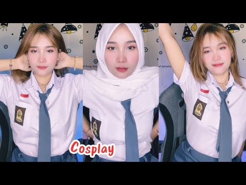 BIGO LIVE HIJAB CANTIK COSPLAY ANAK SMA #hijabstyle