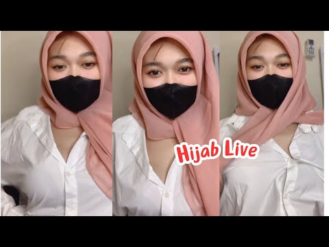 BIGO LIVE HIJAB CANTIK PUTIH POLOS