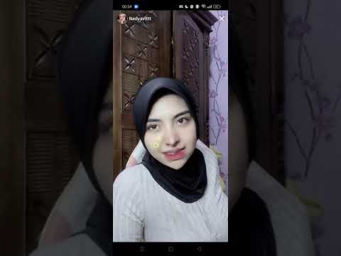 Bigo live hot Nadyavittt baju rajut putih bobab makin menonjol 🍑 #hijab #bigo #live