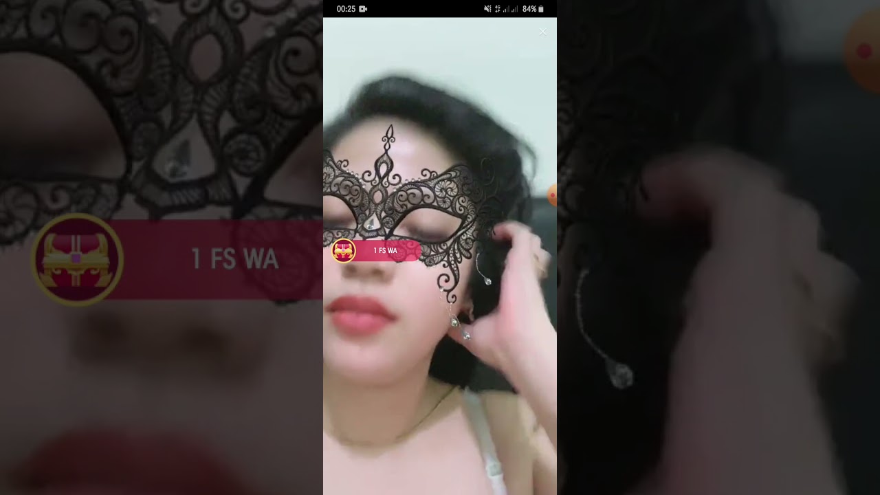 Bigo live hot Neng Cantik desah sambil tduran !! toge putih transparan hot