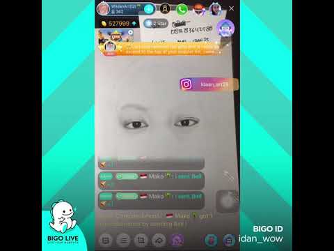 BIGO LIVE Indonesia - Talented Painter （BIGO ID:idan_wow）