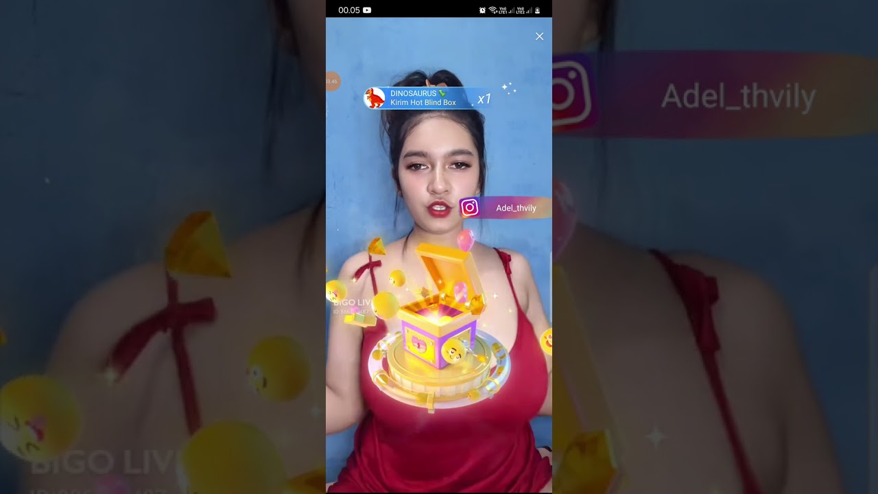 Bigo Live Miss Adel_thvily Merah Meriah