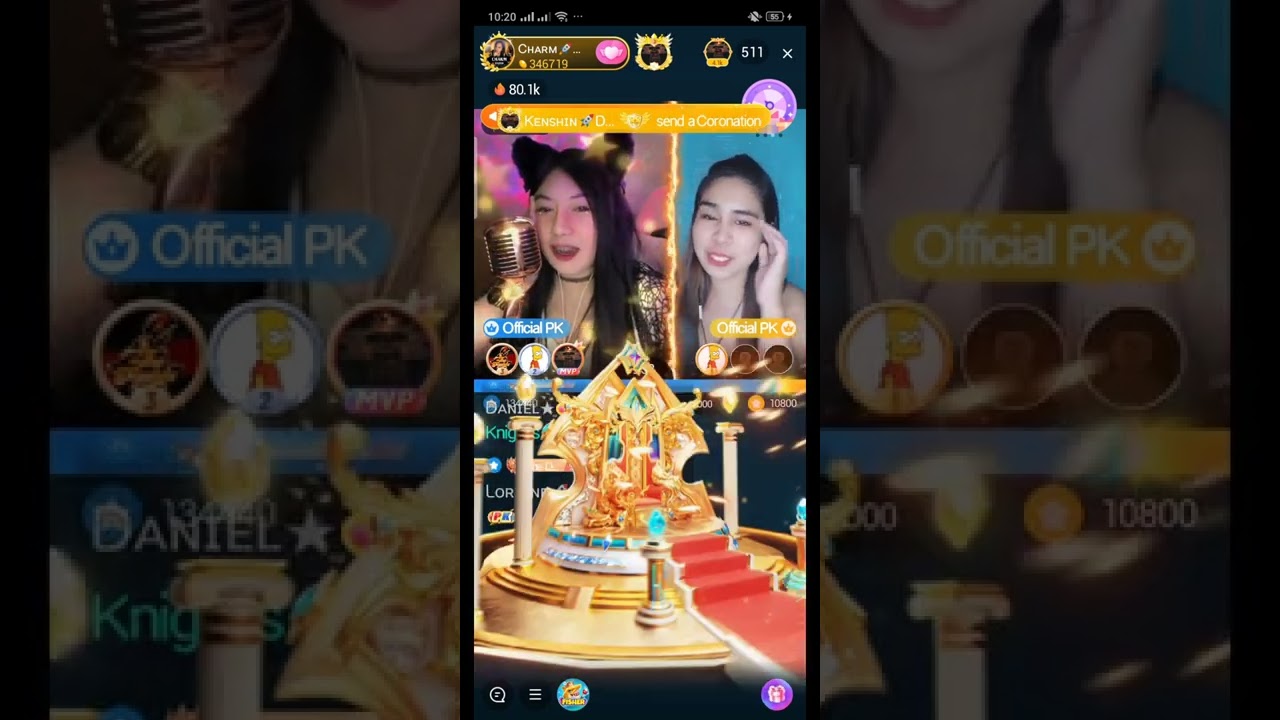 BIGO LIVE -PH   CHARM 🚀 DANIEL (OPK BATTLE)  VS.  JENI