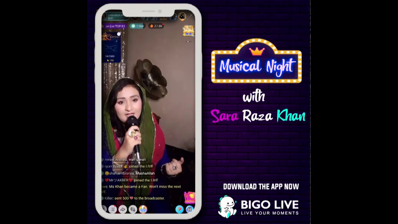 BIGO LIVE Show - Musical Night With Sara