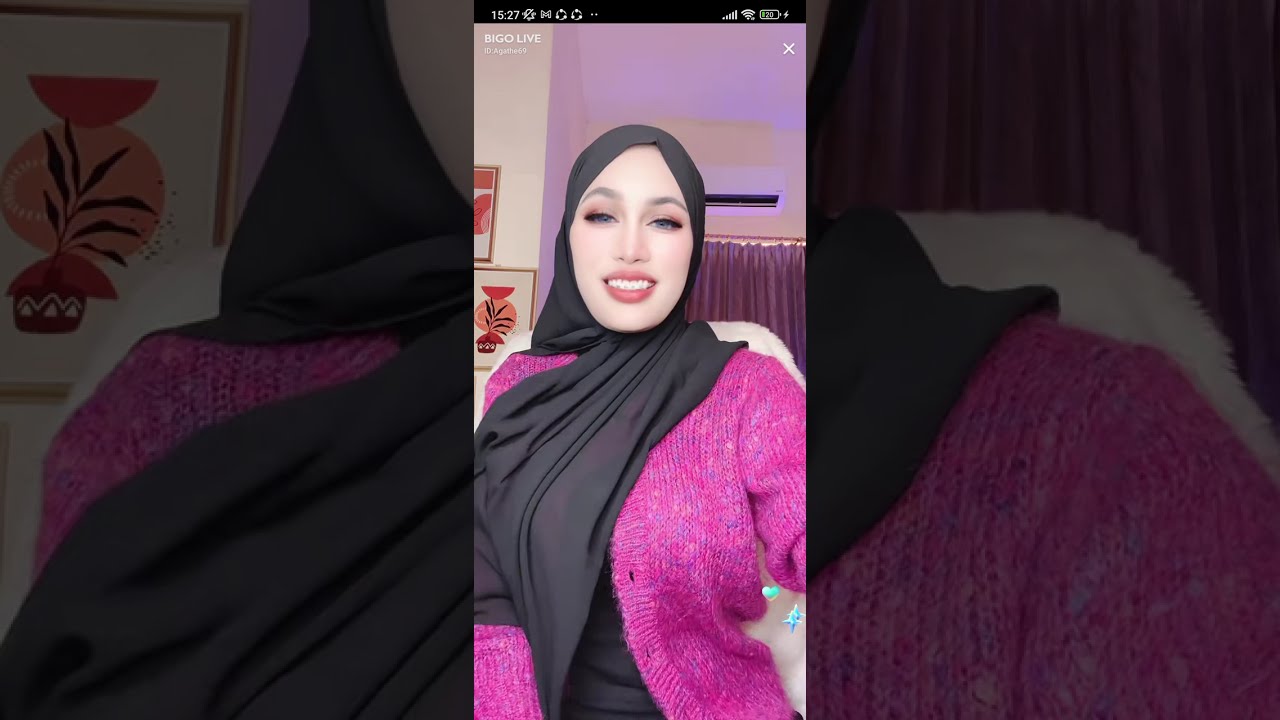 bigo live spesial hijab tobrut kak zahra lagi bikin challenge spesial buat para spender sultan muda