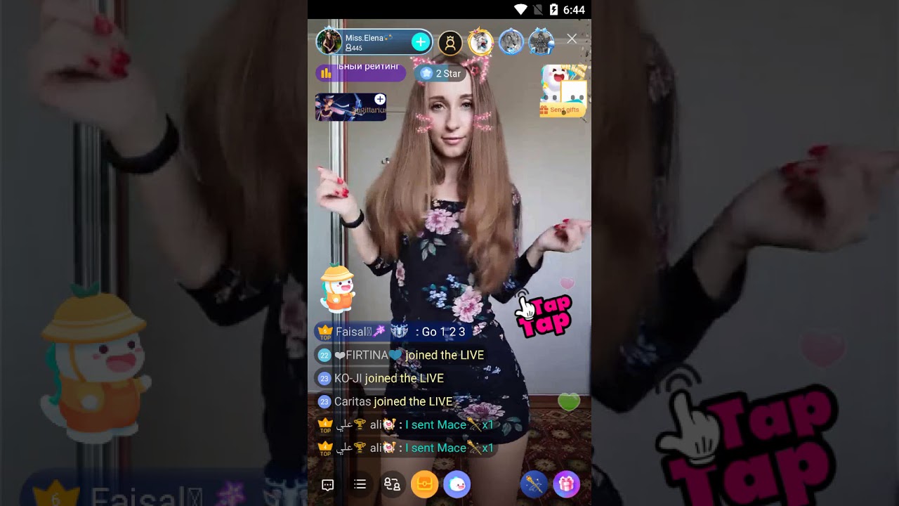 bigo live Ukraine girl - dance with her