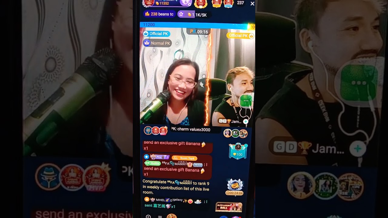 BIGO live,My Family Rossa PK, Support