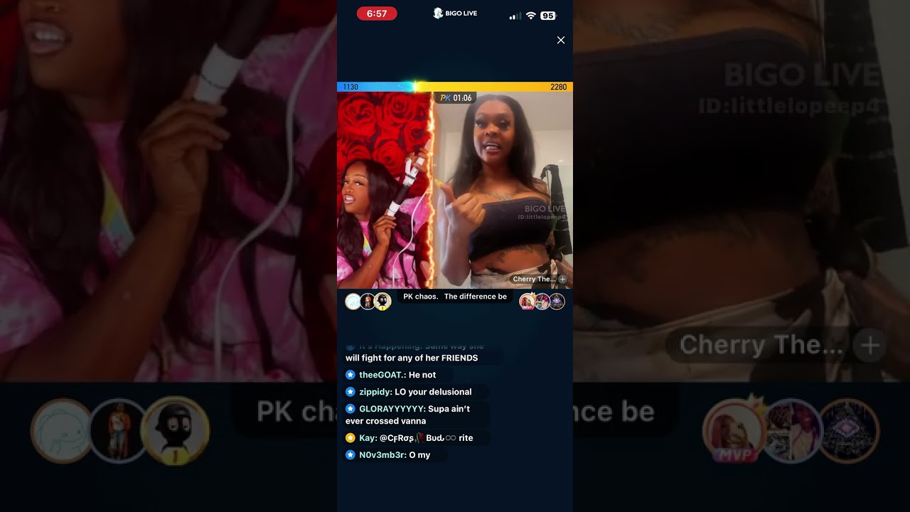 Bigo Madam Lo & Cherry the boom speak on Savanna & Supa: Cherry putting paperwork on Savanna