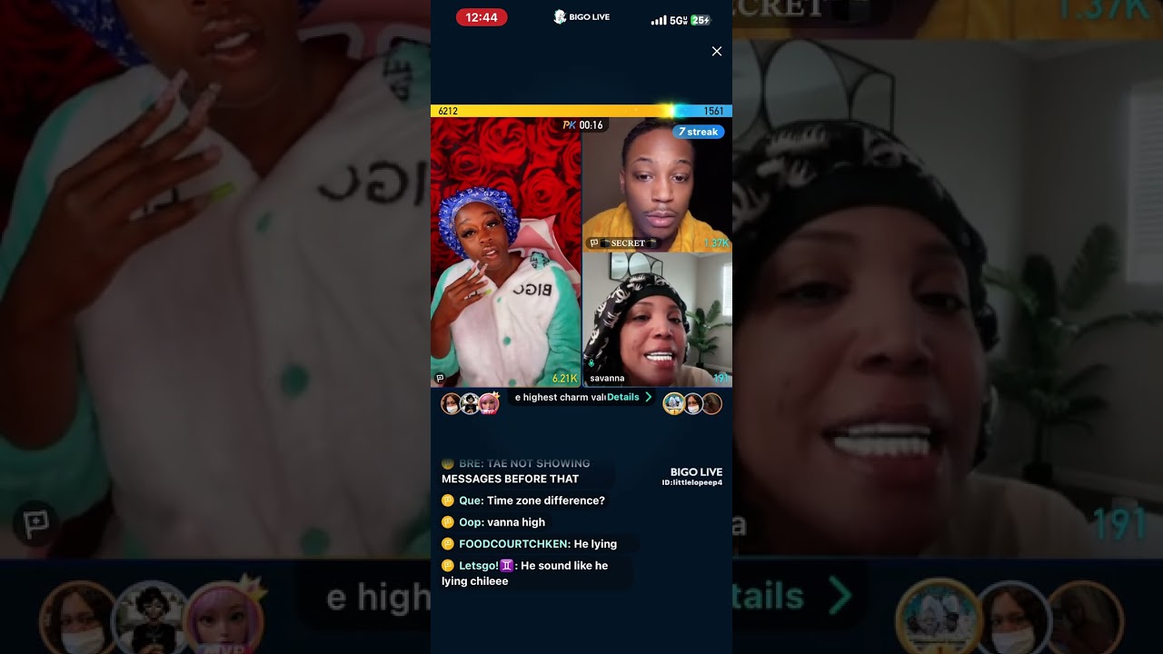 Bigo Madam Lo & Tae (Secret) speak to Savanna on her recent altercation Lo & Savanna get into it