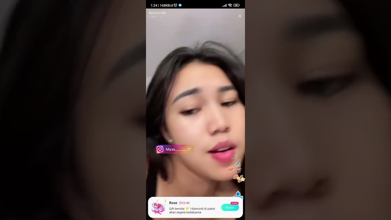 Bigo Miyaa posisi di atas