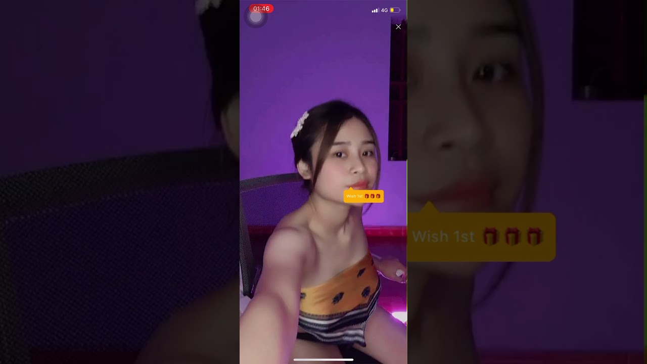 Bigo Nhím show vú căng tròn
