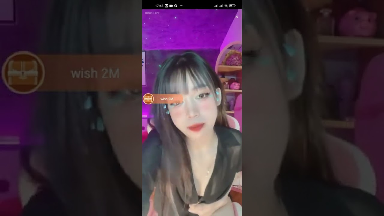 Bigo Ny idol.. mặc bikini mỏng thấy sò